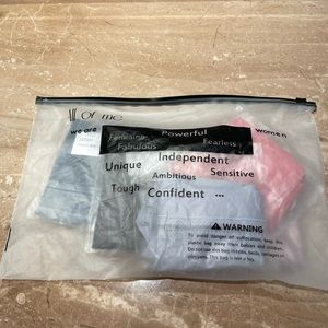 Set of 6 pantries in various colors.